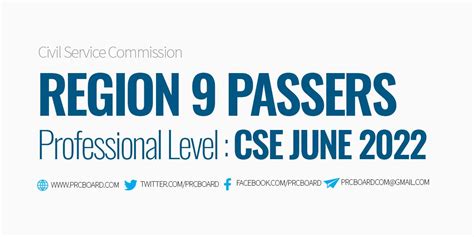 june 2022 civil service exam result|REGION 9 PASSERS: June 2022 Civil Service Exam CSE .